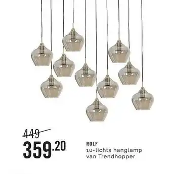 Eijerkamp Rolf 10-lichts hanglamp van trendhopper aanbieding