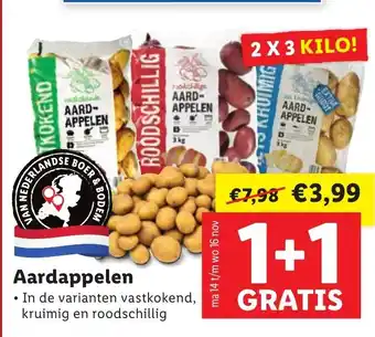 Lidl Aardappelen 1+1 gratis aanbieding