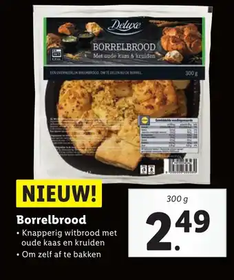 Lidl Borrelbrood 300g aanbieding