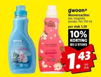 Boni Gwoon wasverzachter 750 ml aanbieding