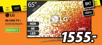 Expert Lg 8k uhd tv | 65nano966pa aanbieding