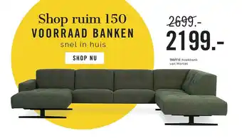 Eijerkamp Traffic hoekbank van montèl aanbieding