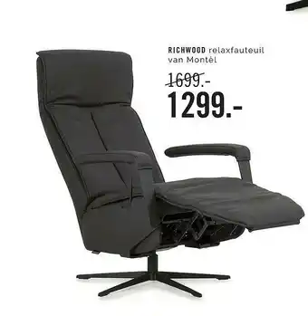 Eijerkamp Richwood relaxfauteuil van montèl aanbieding