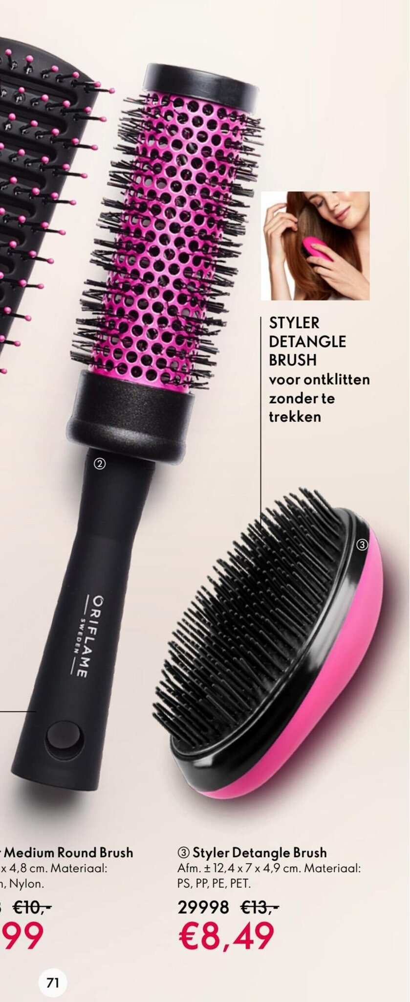 Styler Detangle Brush aanbieding bij Oriflame
