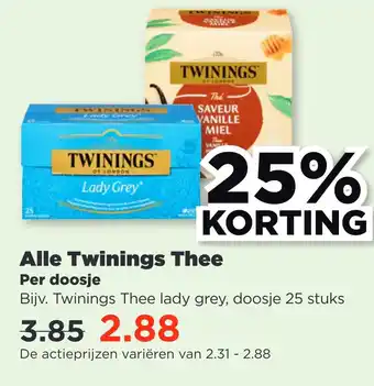 PLUS Alle twinings thee aanbieding