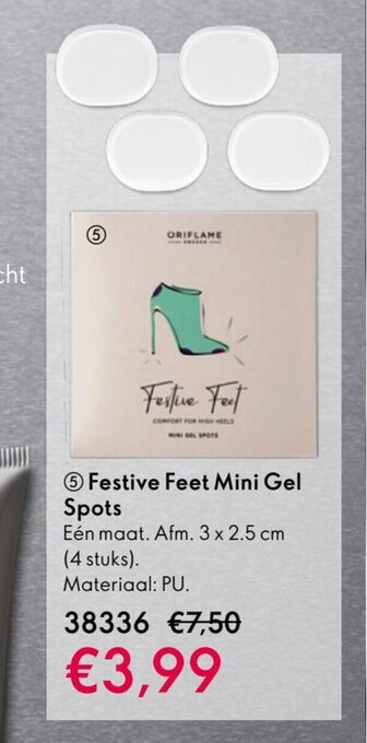Oriflame Festive Feet Mini Gel Spots aanbieding