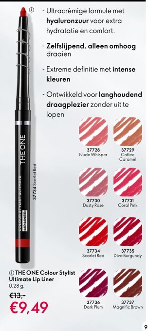 Oriflame The One Colour Stylist Ultimate Lip Liner aanbieding