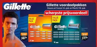 Trekpleister Gillette voordeelpakken aanbieding