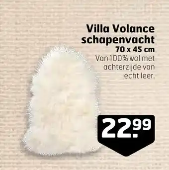 Trekpleister Villa Volance schapenvacht 70x45 cm aanbieding