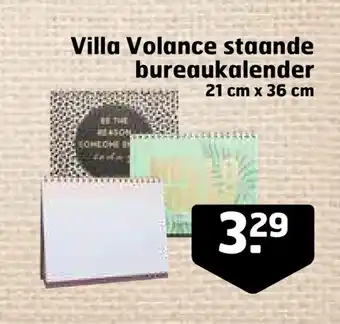 Trekpleister Villa Volance staande bureaukalender 21 cm x 36 cm aanbieding