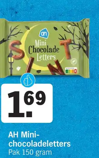 Albert Heijn Ah mini- chocoladeletters aanbieding