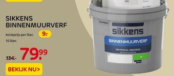 Praxis Sikkens Binnenmuurverf aanbieding