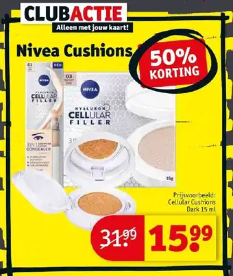 Kruidvat Nivea Cushions aanbieding