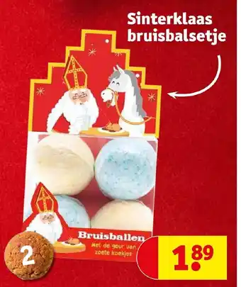 Kruidvat Sinterklaas bruisbalsetje aanbieding