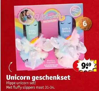 Kruidvat Unicorn geschenkset aanbieding