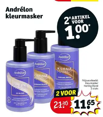 Kruidvat Andrelon kleurmasker aanbieding