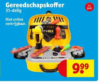 Kruidvat Gereedschapskoffer 31-delig aanbieding