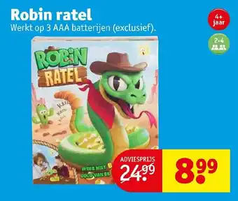 Kruidvat Robin ratel aanbieding