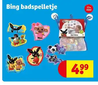 Kruidvat Bing badspelletje aanbieding