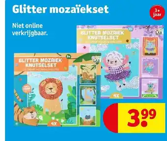 Kruidvat Glitter mozaiekset aanbieding