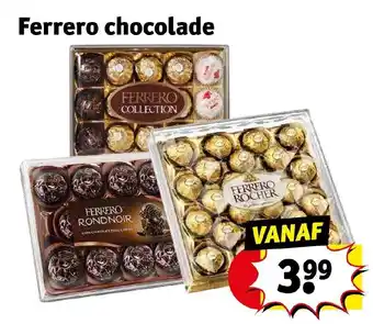 Kruidvat Ferrero chocolade aanbieding