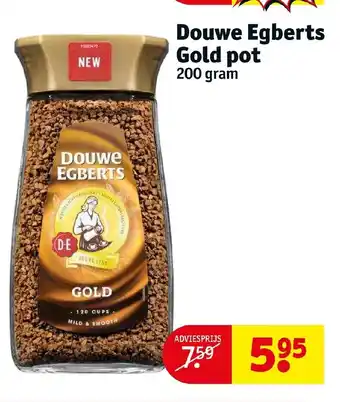 Kruidvat Douwe Egberts Gold pot 200 gram aanbieding