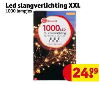 Kruidvat Led slangverlichting XXL 1000 lampjes aanbieding