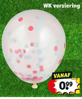 Kruidvat WK versiering aanbieding