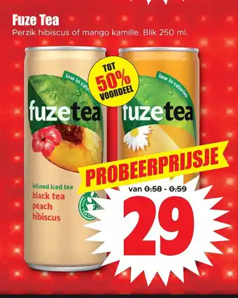 Dirk Fuze Tea 250 ml aanbieding