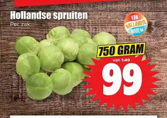 Dirk Hollandse spruiten 750 gram aanbieding