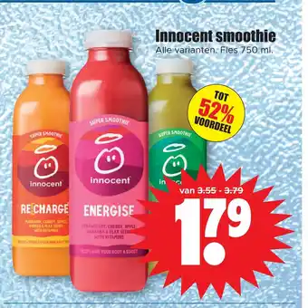 Dirk Innocent smoothie 750 ml aanbieding