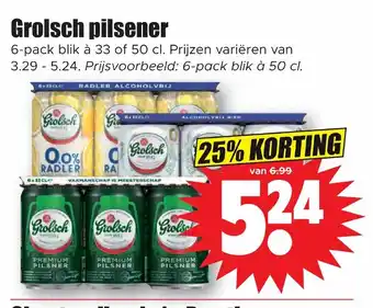 Dirk Grolsch pilsener aanbieding