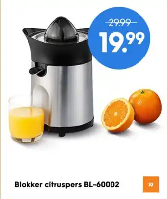 Blokker Citruspers BL-60002 aanbieding