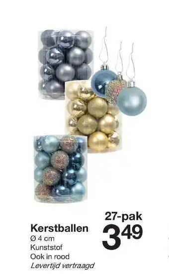 Zeeman Kerstballen aanbieding