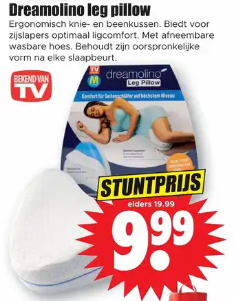 Dirk Dreamolino leg pillow aanbieding