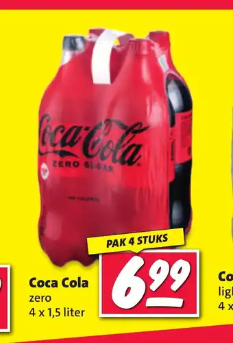 Nettorama Coca Cola 4 x 1,5 liter aanbieding