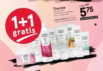 Etos Therme 1+1 Gratis aanbieding