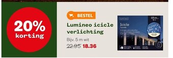 Welkoop Lumineo icicle verlichting aanbieding