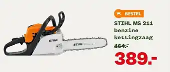 Welkoop STIHL MS 211 benzine kettingzaag aanbieding