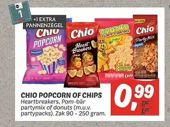 Dekamarkt Chio popcorn of chips aanbieding