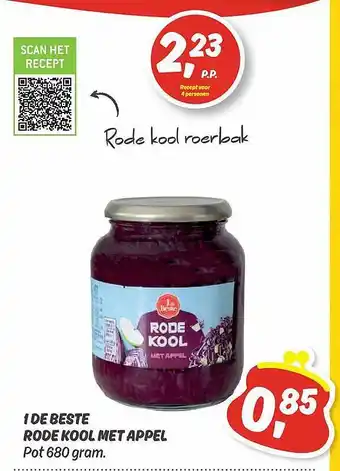 Dekamarkt 1 de beste rode kool met appel aanbieding