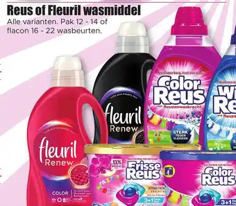 Dirk Reus of fleuril wasmiddel aanbieding