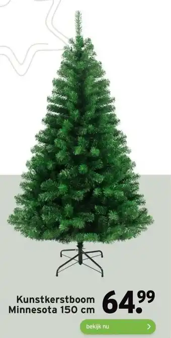 GAMMA Kunstkerstboom Minnesota 150 cm aanbieding