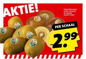 Boni Zespri kiwi green schaal 750 gram of sungold schaal aanbieding