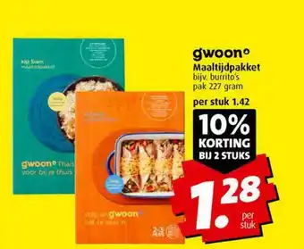 Boni gwoon maaltijdpakket 227 gram aanbieding