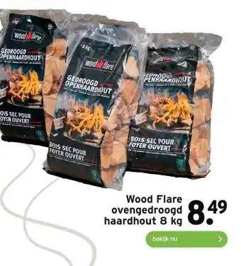 GAMMA Wood Flare ovengedroogd haardhout 8 kg aanbieding