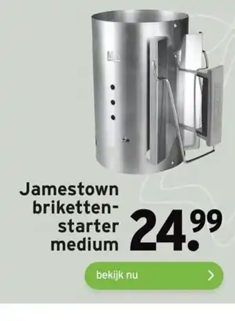 GAMMA Jamestown briketten-starter medium aanbieding