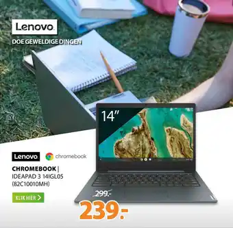 Expert Lenovo chromebook | ideapad 3 14igl05 (82C10010mh) aanbieding