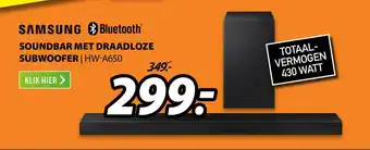 Expert Samsung soundbar met draadloze subwoofer | hw-A650 aanbieding