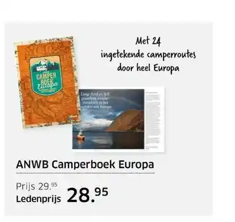 ANWB Anwb camperboek europa aanbieding